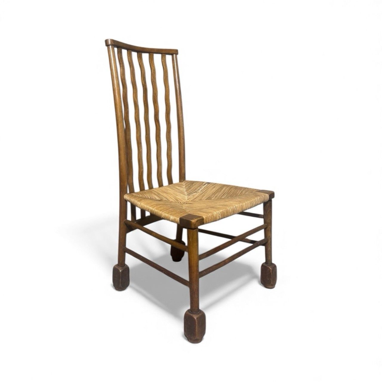 photo for sale Antique Arts And Crafts William Morris For Liberties Beech Armchair C1900 Rare