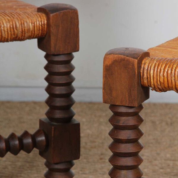 Pair Of Chairs In The Taste Of Charles Dudouyt, 1950 photo Furniture
