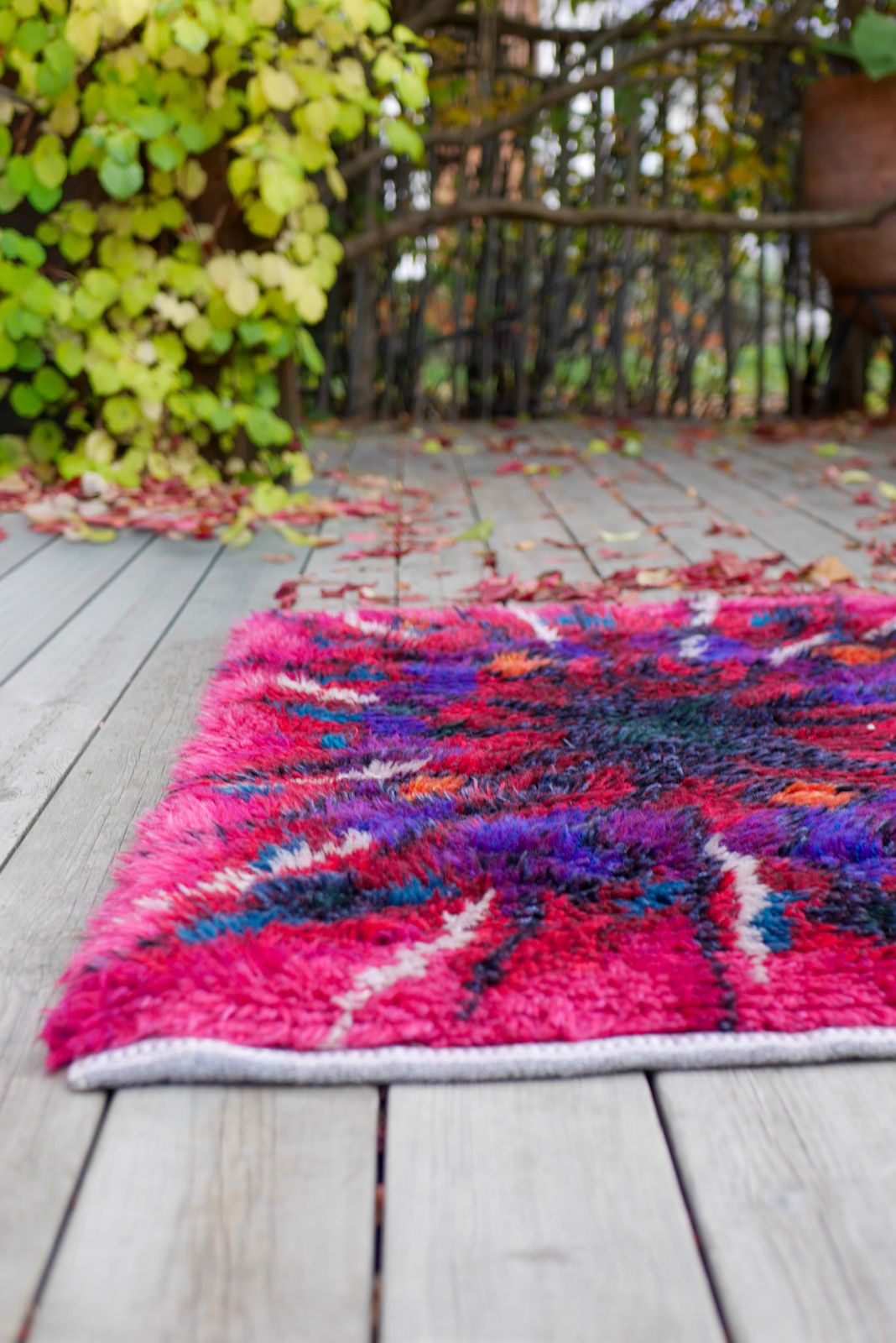 Vintage Swedish Tibet Rya Rug With Flower By Ingrid Jagarz For Mark Rya, 1960s photo furniture