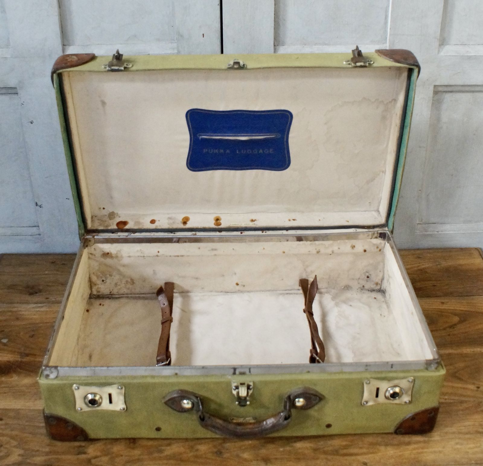 Vintage Pukka Military Wwii Demob Case For Harrods photo vintage