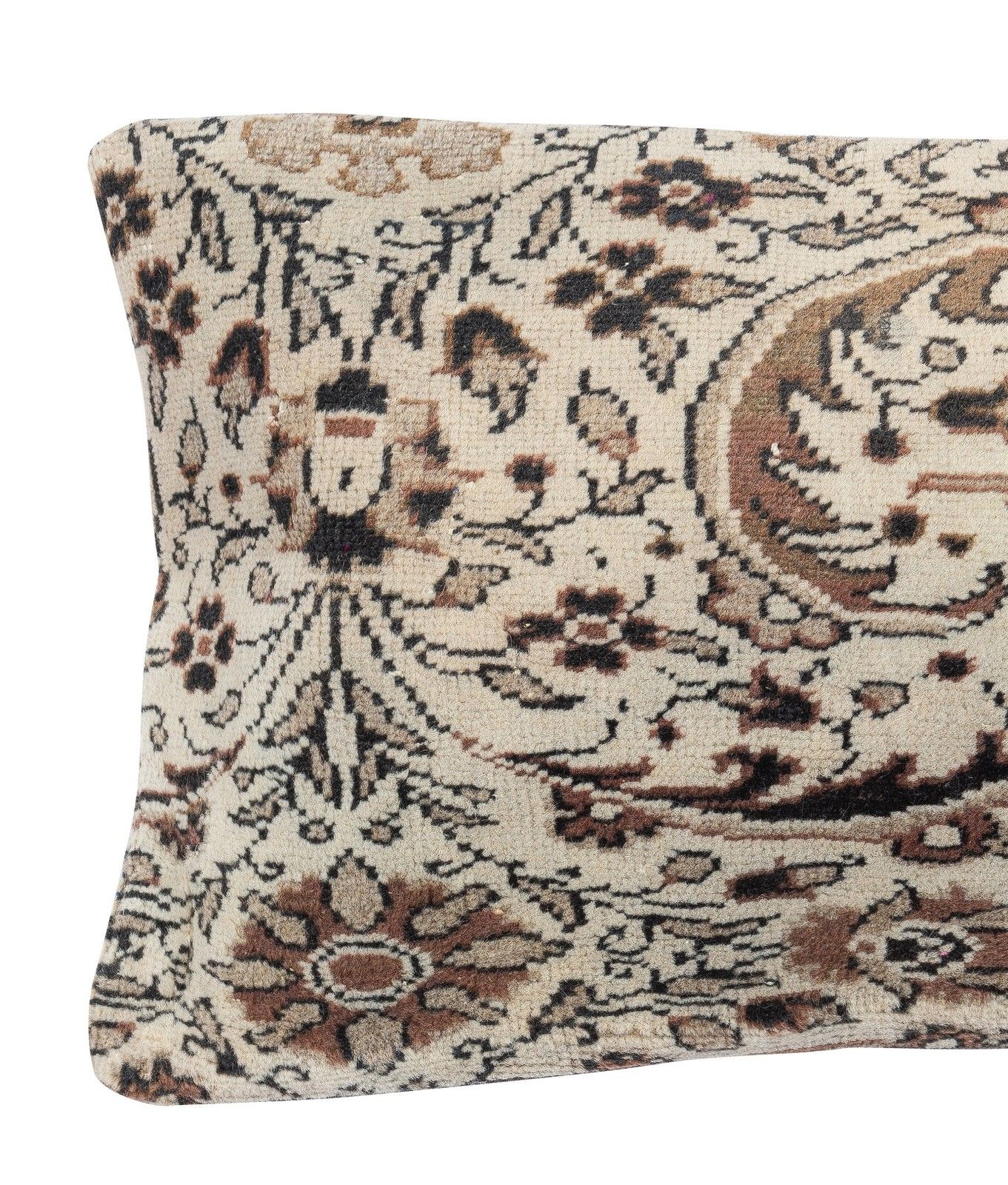 13"X24" Vintage Rug Pillowcase. Handmade Rug Cushion Cover. Turkish Toss Pillow photo furniture