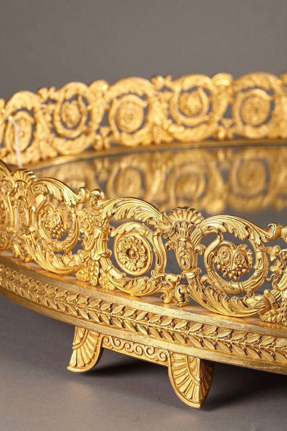Large Gilt Bronze Table Centerpiece, Restoration Period photo furniture