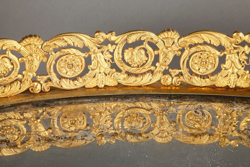 photo for sale Large Gilt Bronze Table Centerpiece, Restoration Period