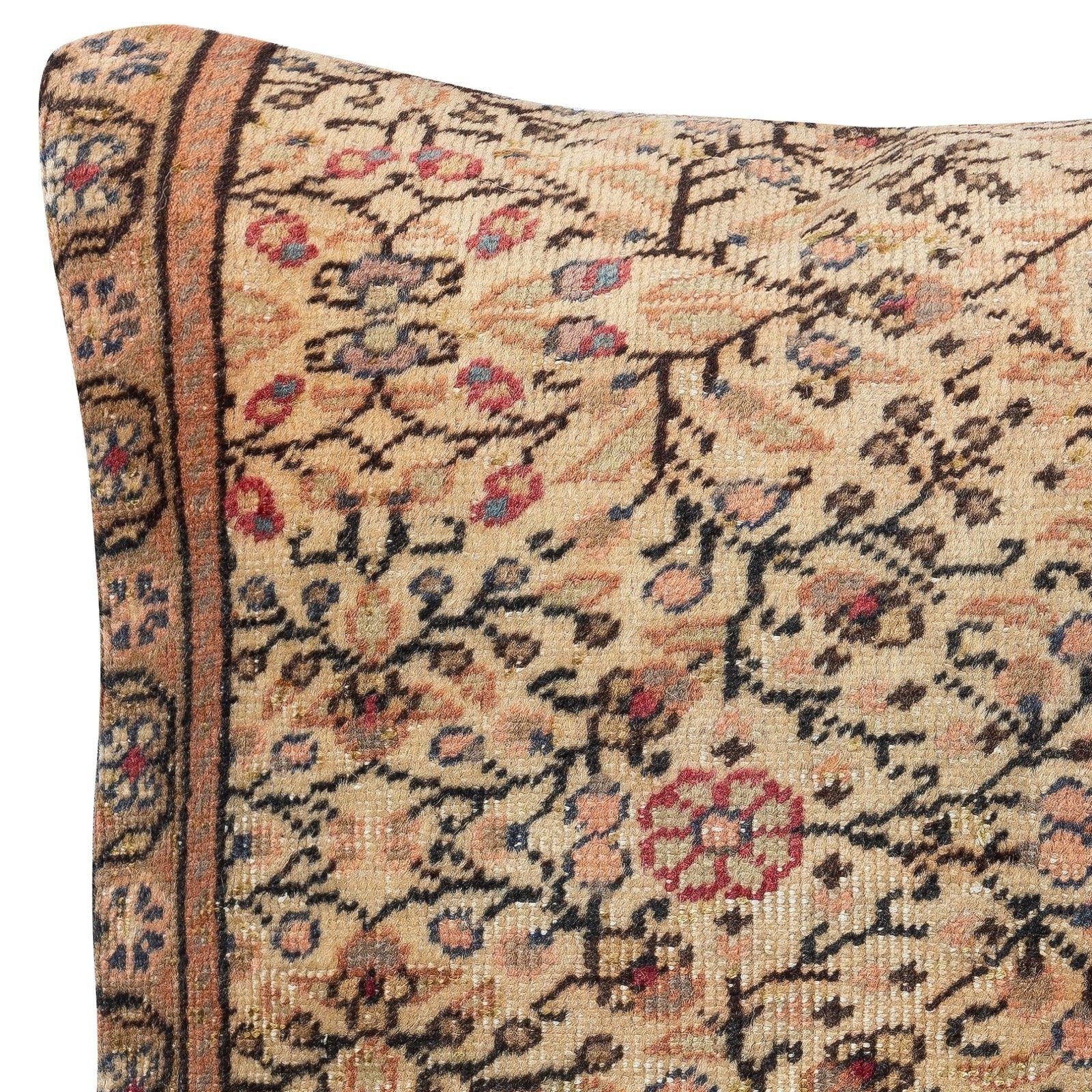 20"X20" Vintage Turkish Rug Pillowcase. Farmhouse Decor. Handmade Cushion Cover photo for sale