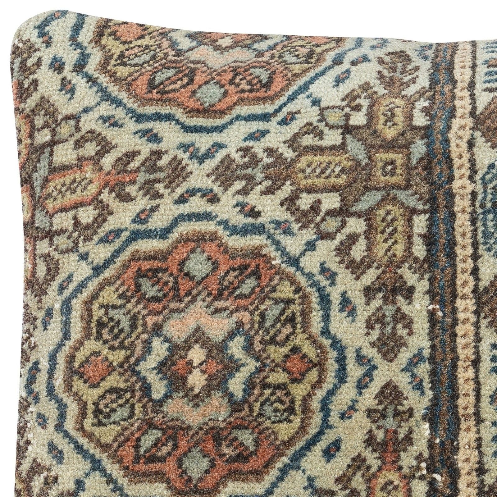 16"X16" Handmade Turkish Wool Cushion Cover. Rug Pillow. Accent Pillow Cover photo for sale