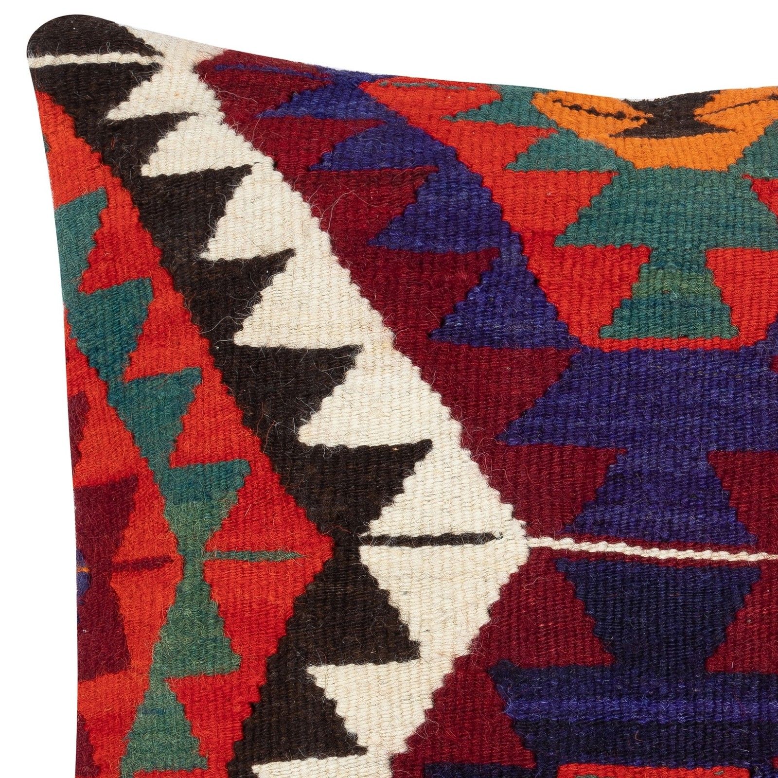 20"X20" Vintage Turkish Kilim Pillow Cover. Accent Cushion Cover. Throw Pillow photo for sale