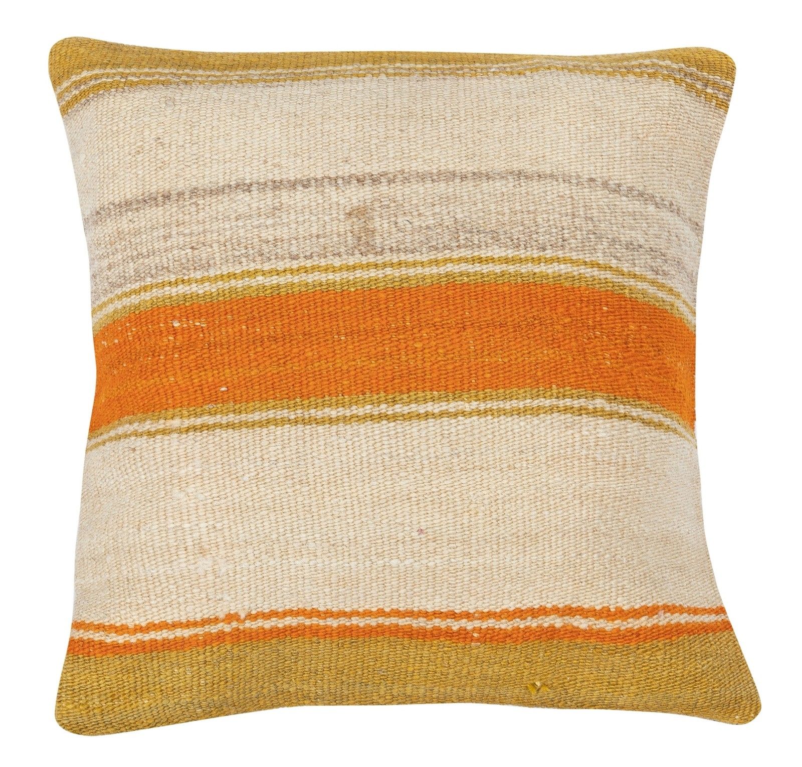 16"X16" Set Of 2 Hand Woven Kilim Cushion Covers. A Pair Of Lace Pillow Covers photo for sale