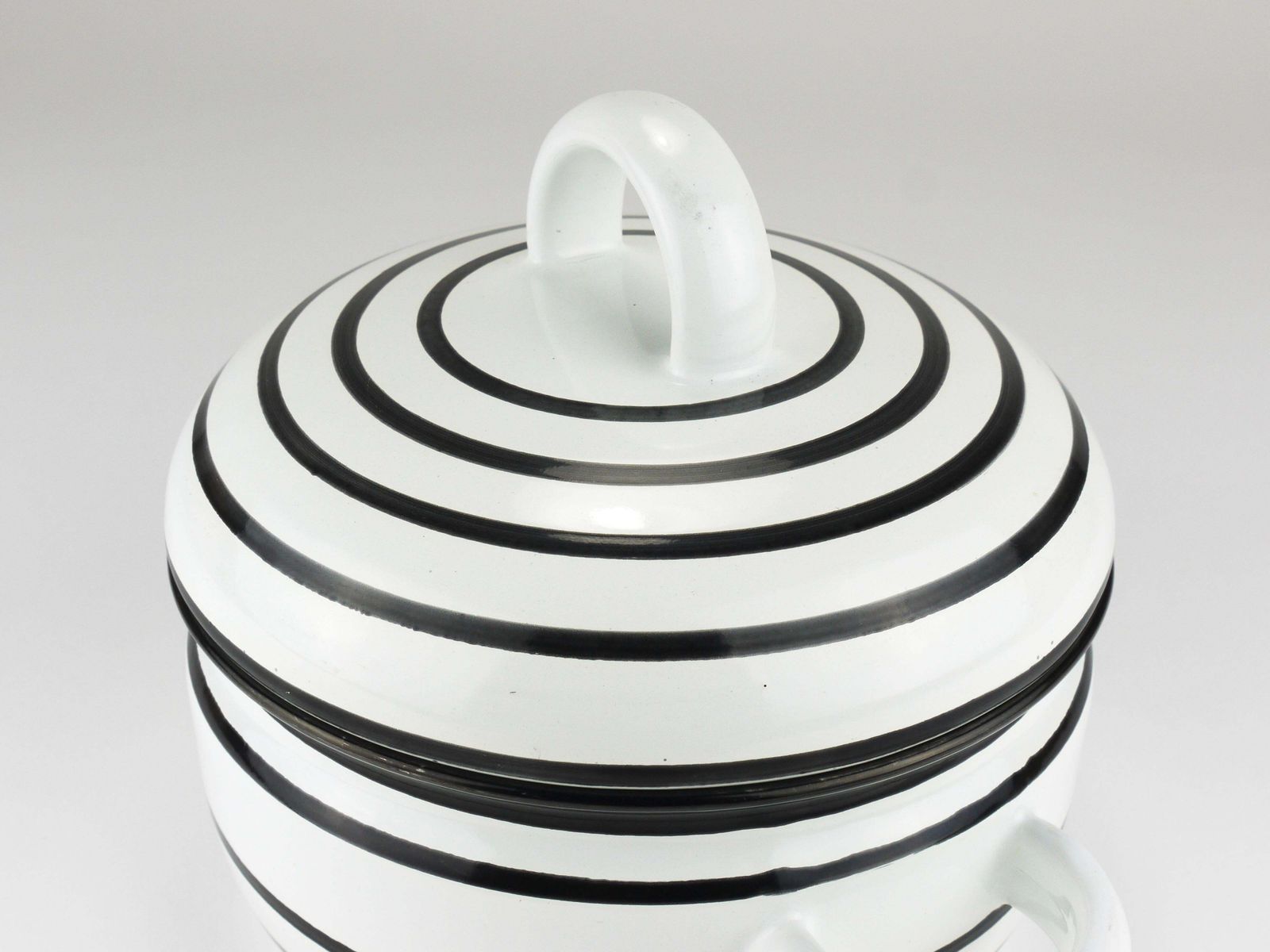 photo vintage Carl Aubock III Enameled „Culinar“ Pot With Lid, Ostovics Vienna, Austria, 1970s