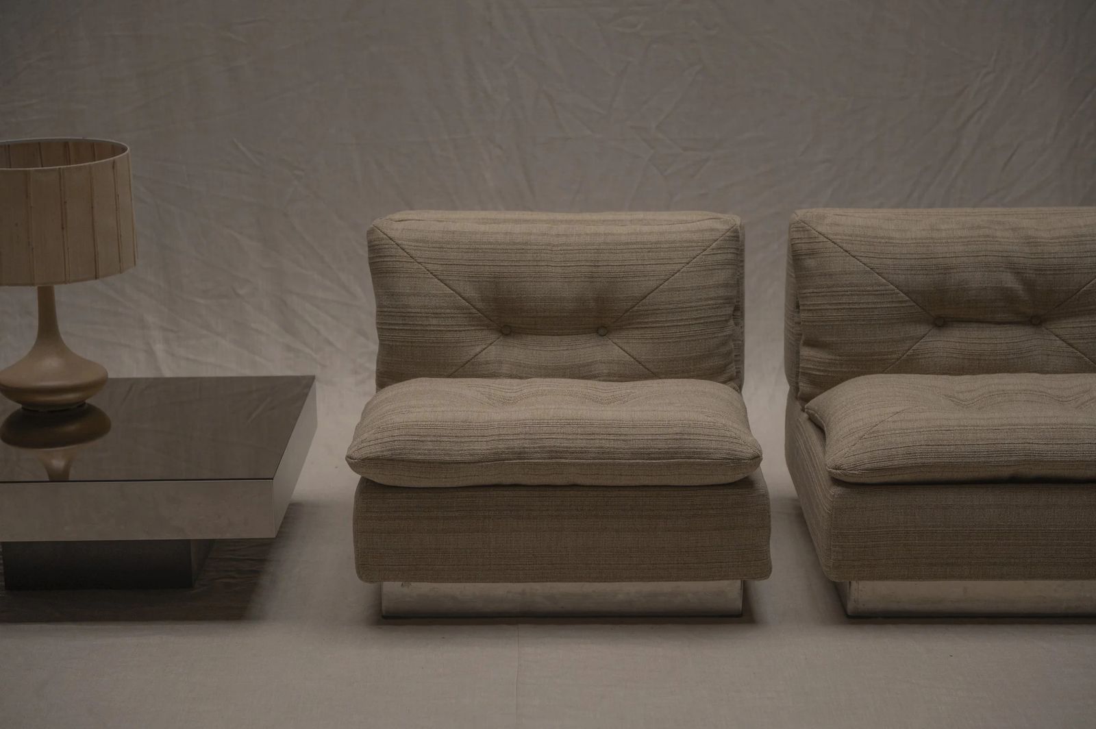 Space Age Easy Chairs By Saporiti Italia, 1970s photo Furniture