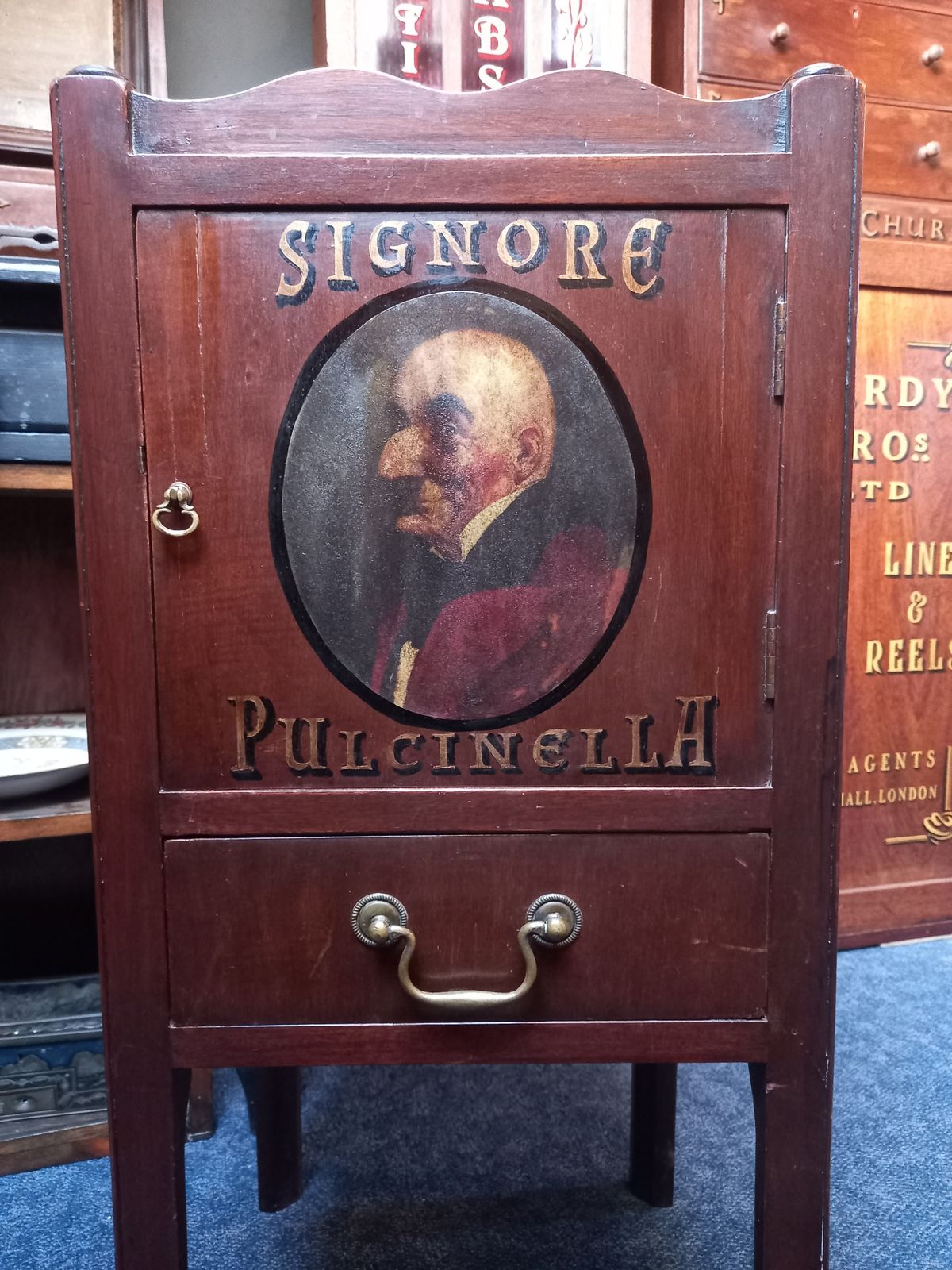 Antique 19th Century Cabinet / Nightstand photo Furniture