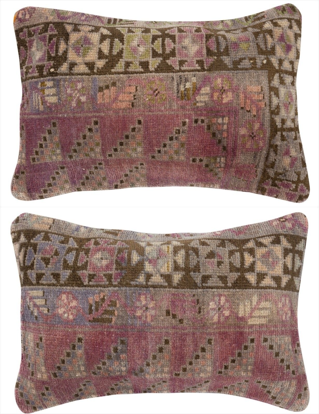 16"X24" Set Of 2   Vintage Cushion Covers. Pillowcases. Throw Pillow Covers