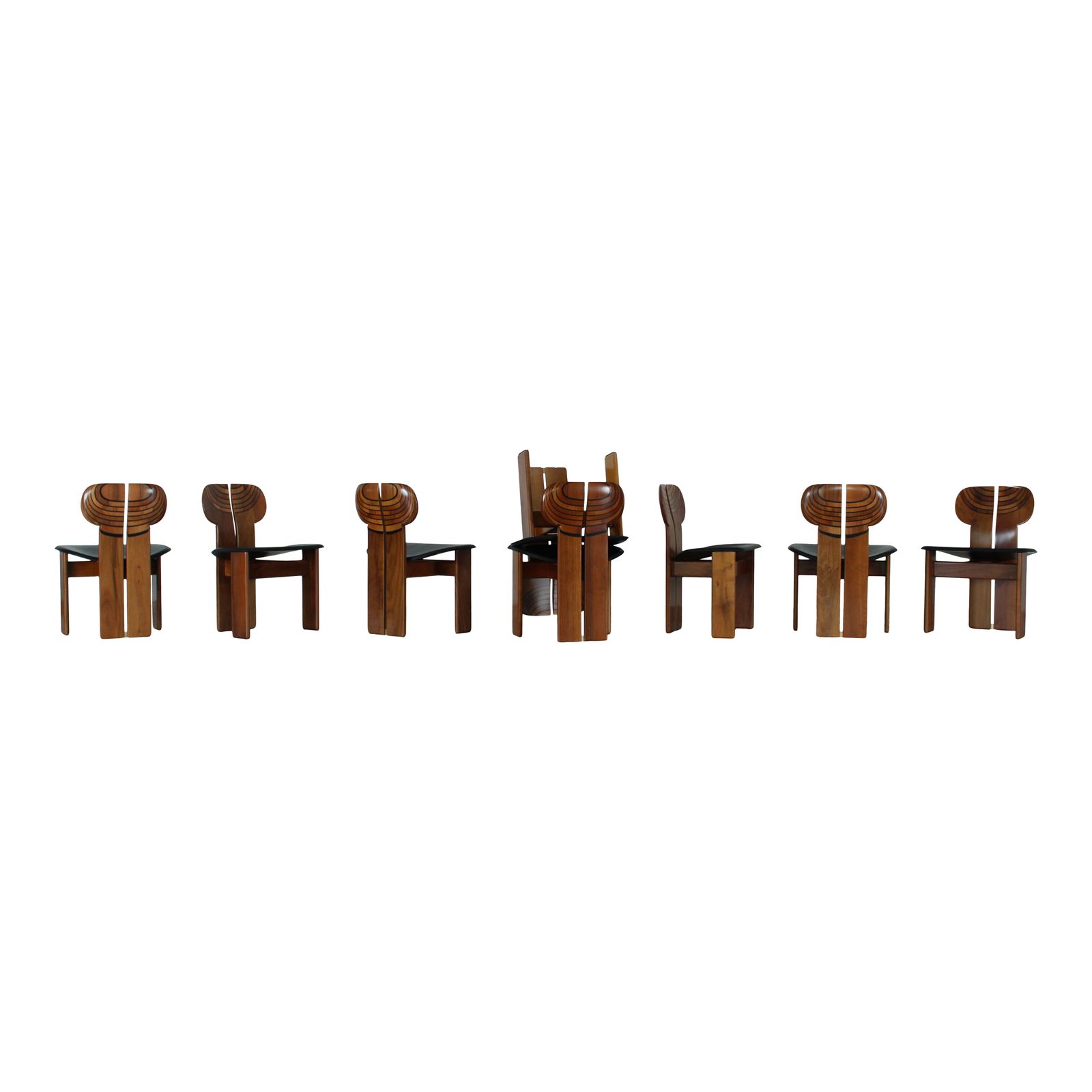 Africa Dining Chairs By Afra And Tobia Scarpa For Maxalto, 1976,  Set Of 8 photo furniture