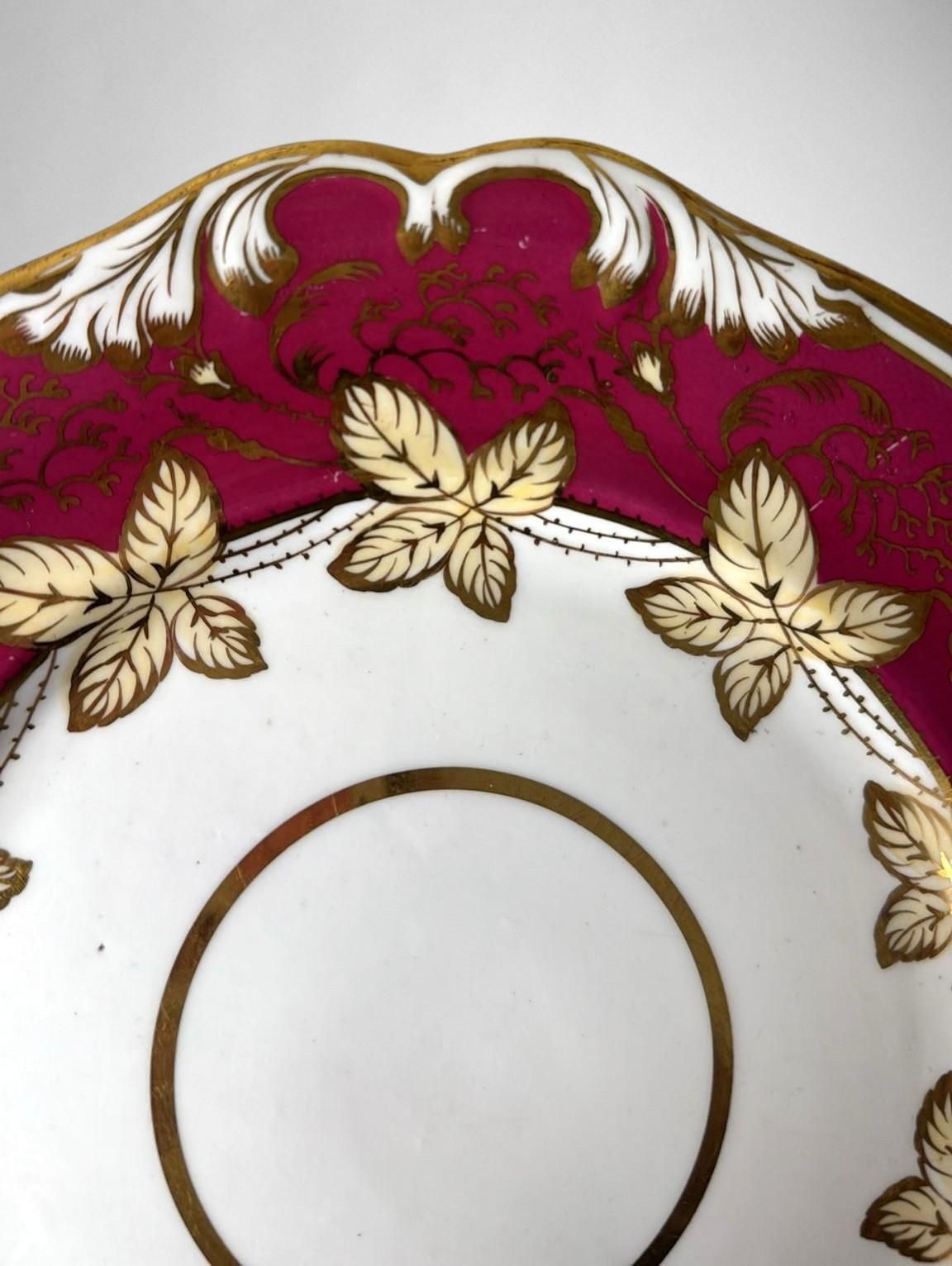 photo vintage Napoleon III Pair Of French “Porcelaine De Paris” Dessert Trays