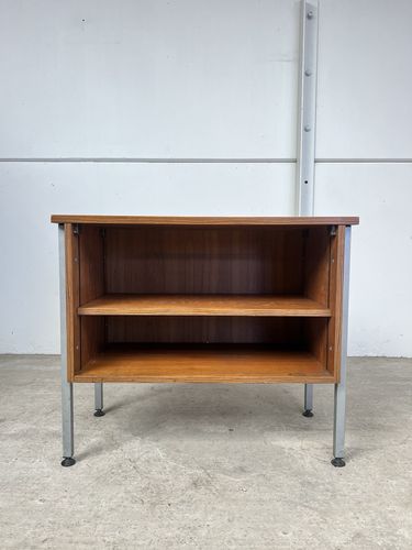 Vtg Late Mid Century Modernist Danish Scandi Media Cabinet Unit Retro photo for sale