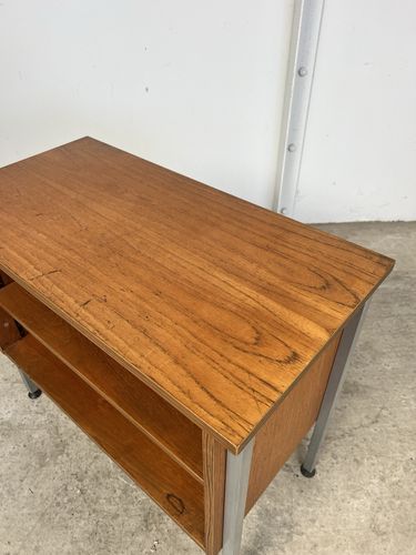 Vtg Late Mid Century Modernist Danish Scandi Media Cabinet Unit Retro photo buy
