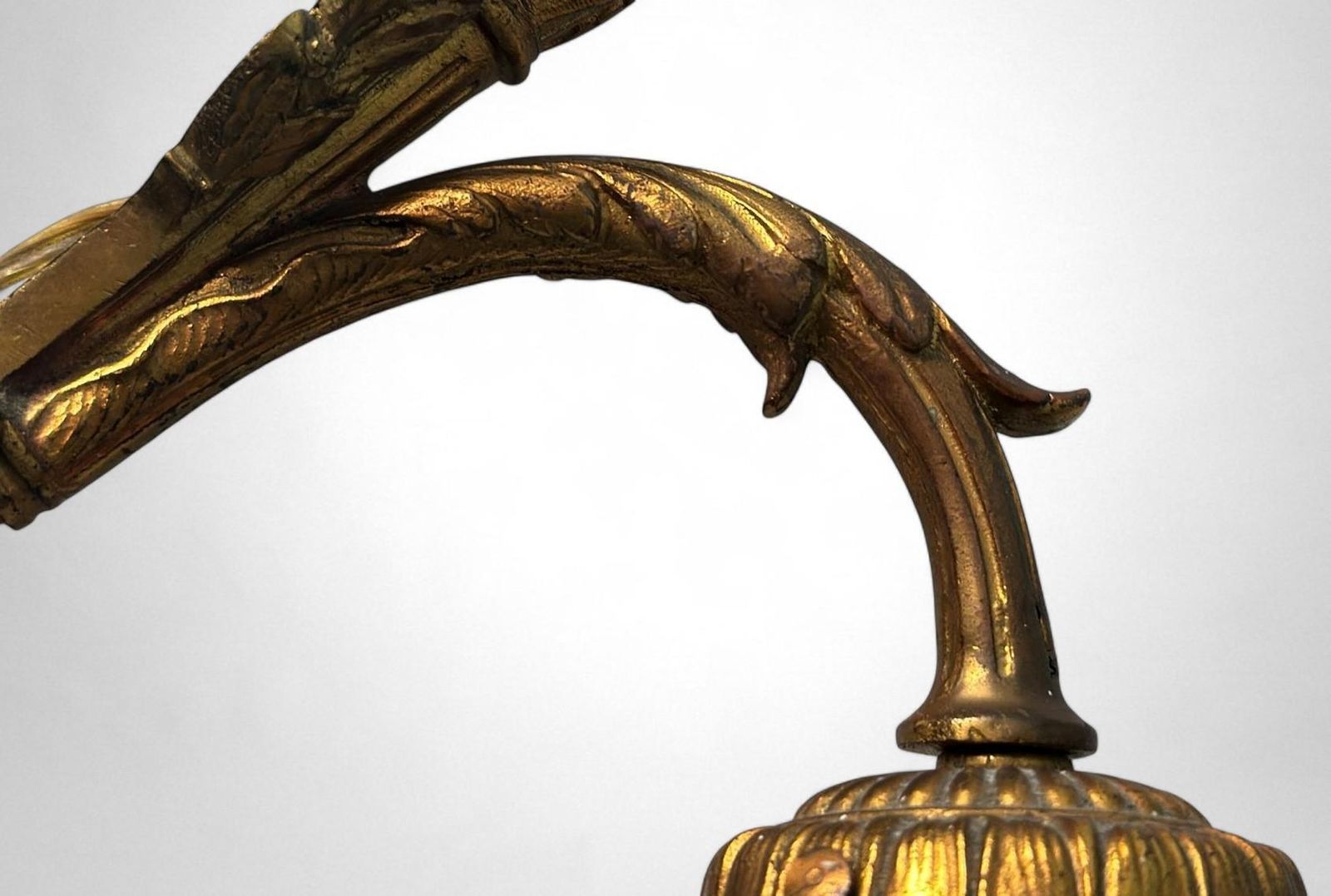 photo buy Art Nouveau Art Deco Pair Of Gilt Bronze And Cut Glass Wall Sconces