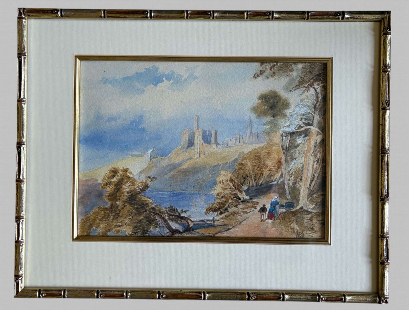 A Pair Of Attractive Mid 19th Century Watercolours photo for sale