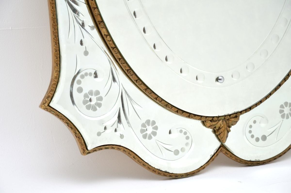 Antique Italian Venetian Murano Glass Mirror photo 1885.0