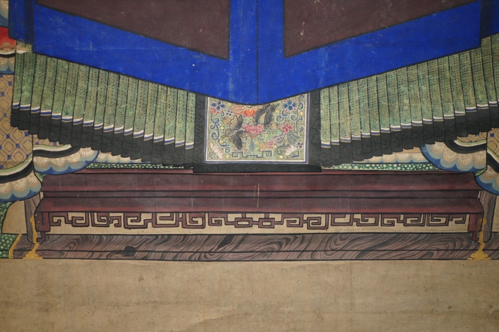 photo vintage Rare & Collectable 2.4 Meter High Antique Circa 1860 Chinese Ancestral Portrait