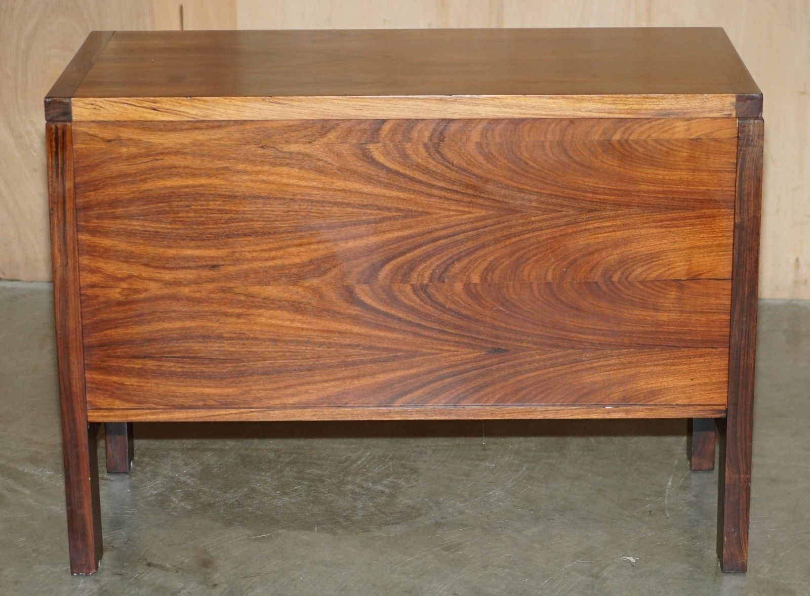 3850.0 Stunning Pair Of Mid Century Modern Brazillian Wood Danish Cabinets Or Cupboards photo