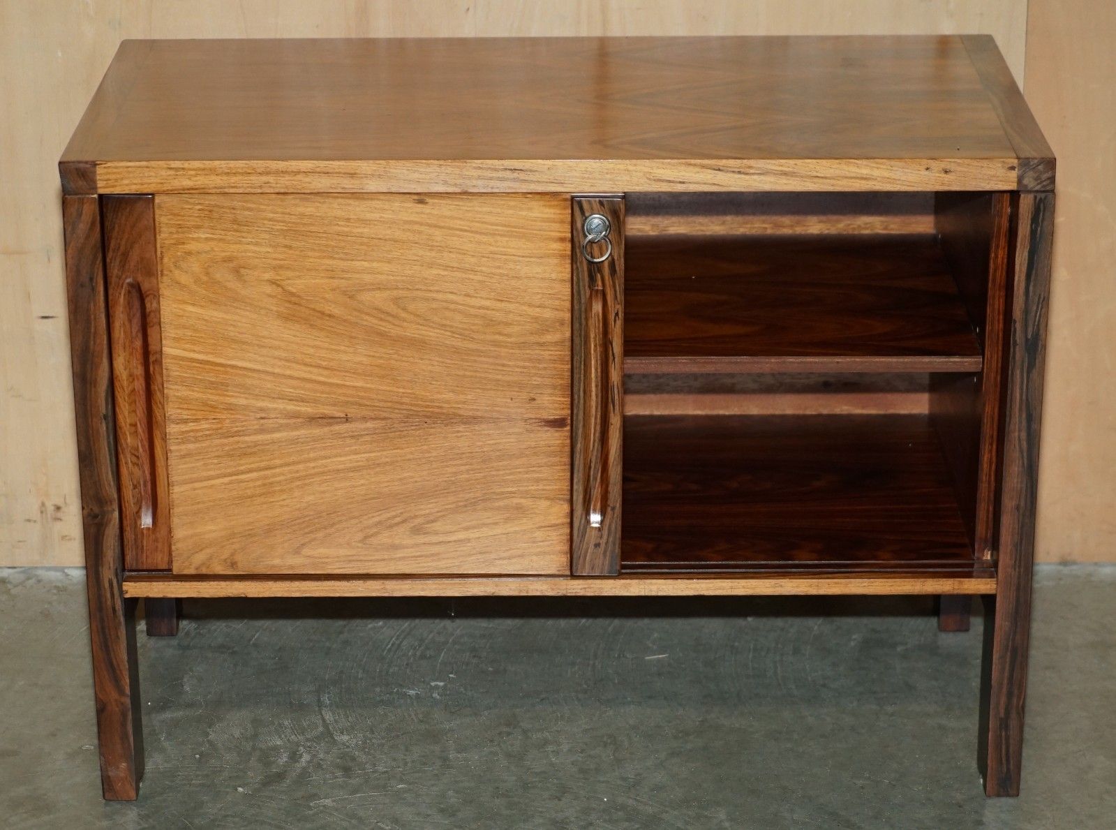 photo buy Stunning Pair Of Mid Century Modern Brazillian Wood Danish Cabinets Or Cupboards