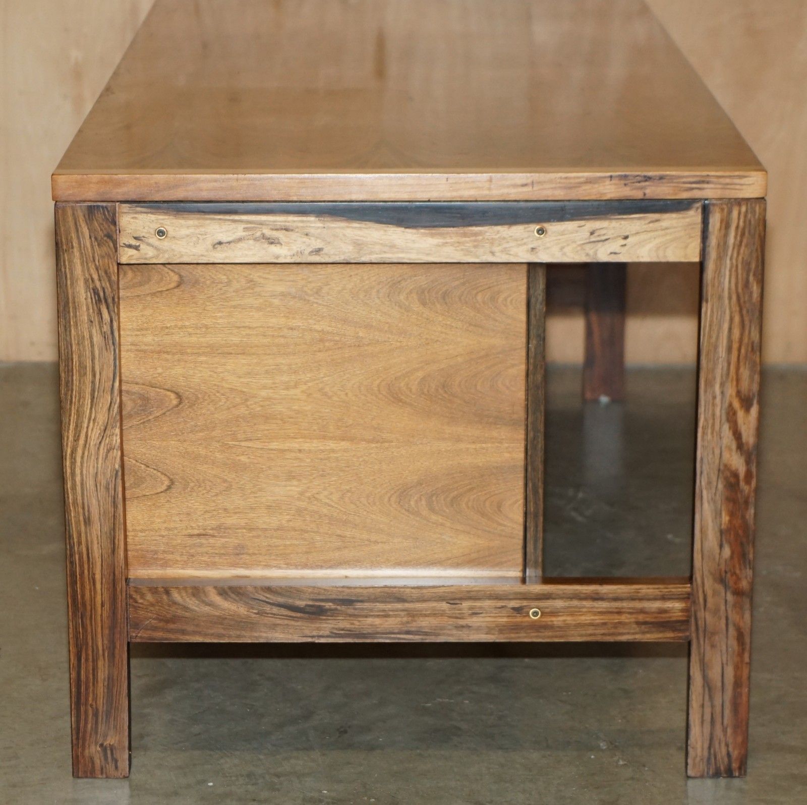 photo vinterior Unique Mid Century Modern Brazilian Office Desk Part Of Large Suite