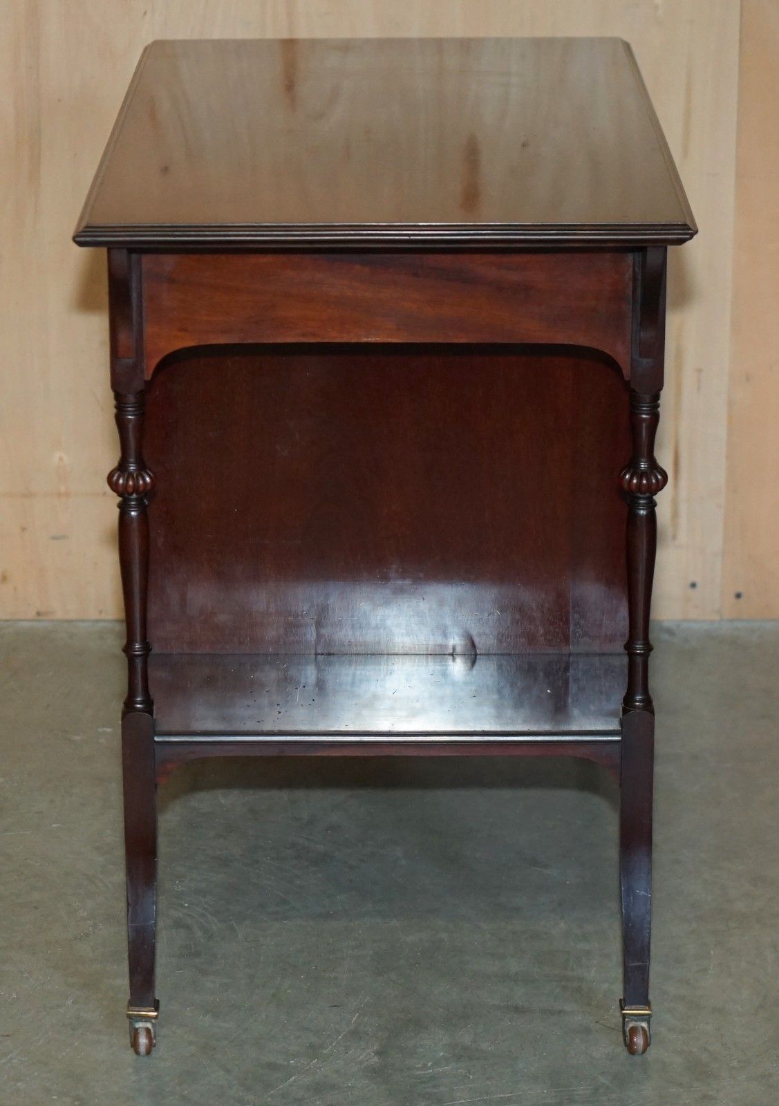photo vintage Lovely Antique Victorian Shapland And Petter Display Console Table With Drawers