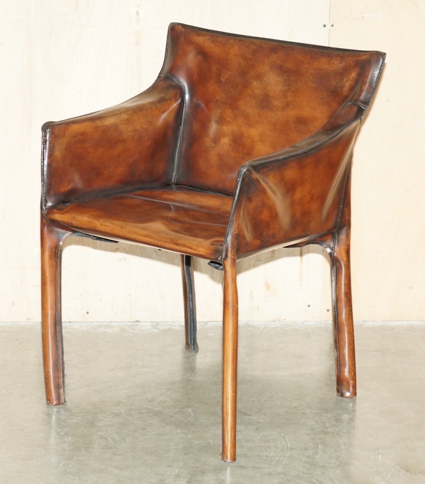 Fourteen Restored 1977 Mario Bellini For Matteo Grassi Cab 412 Dining Chairs 14 photo for sale