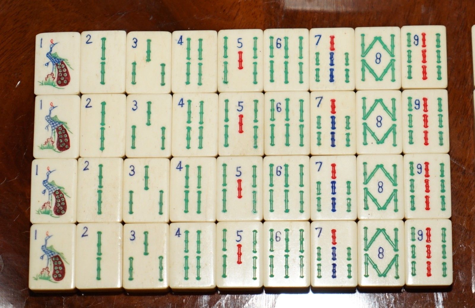 Antique Circa 1930 Chinese Mahjong Set + Counters Racks & Money In Original photo buy