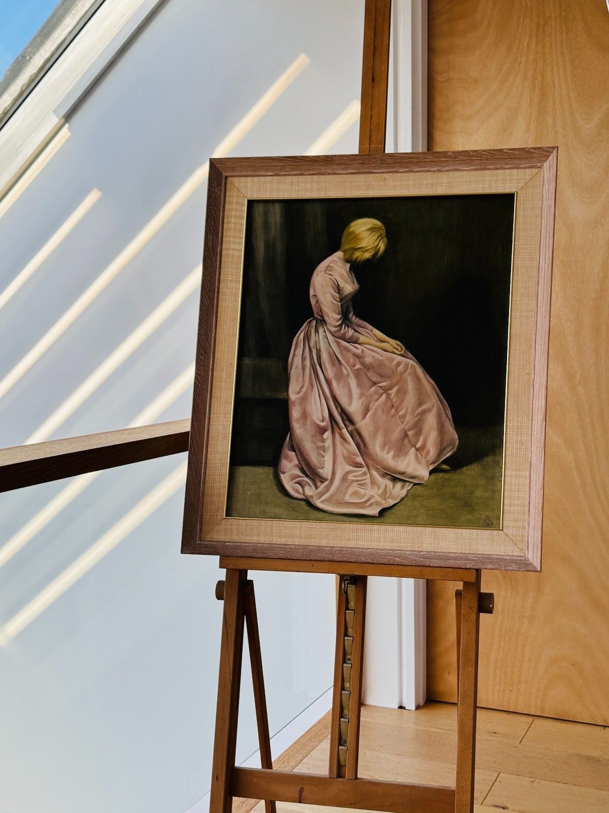 1960s Print ‘The Secret’ By Joanne Pemberton Longman In Original Frame photo for sale