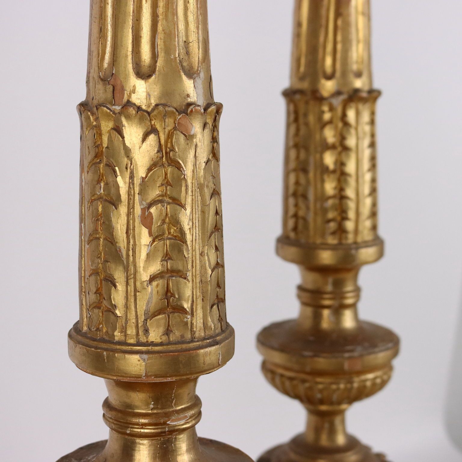 Antique Empire Candelabra Wood Europe XIX Century photo 1390.0