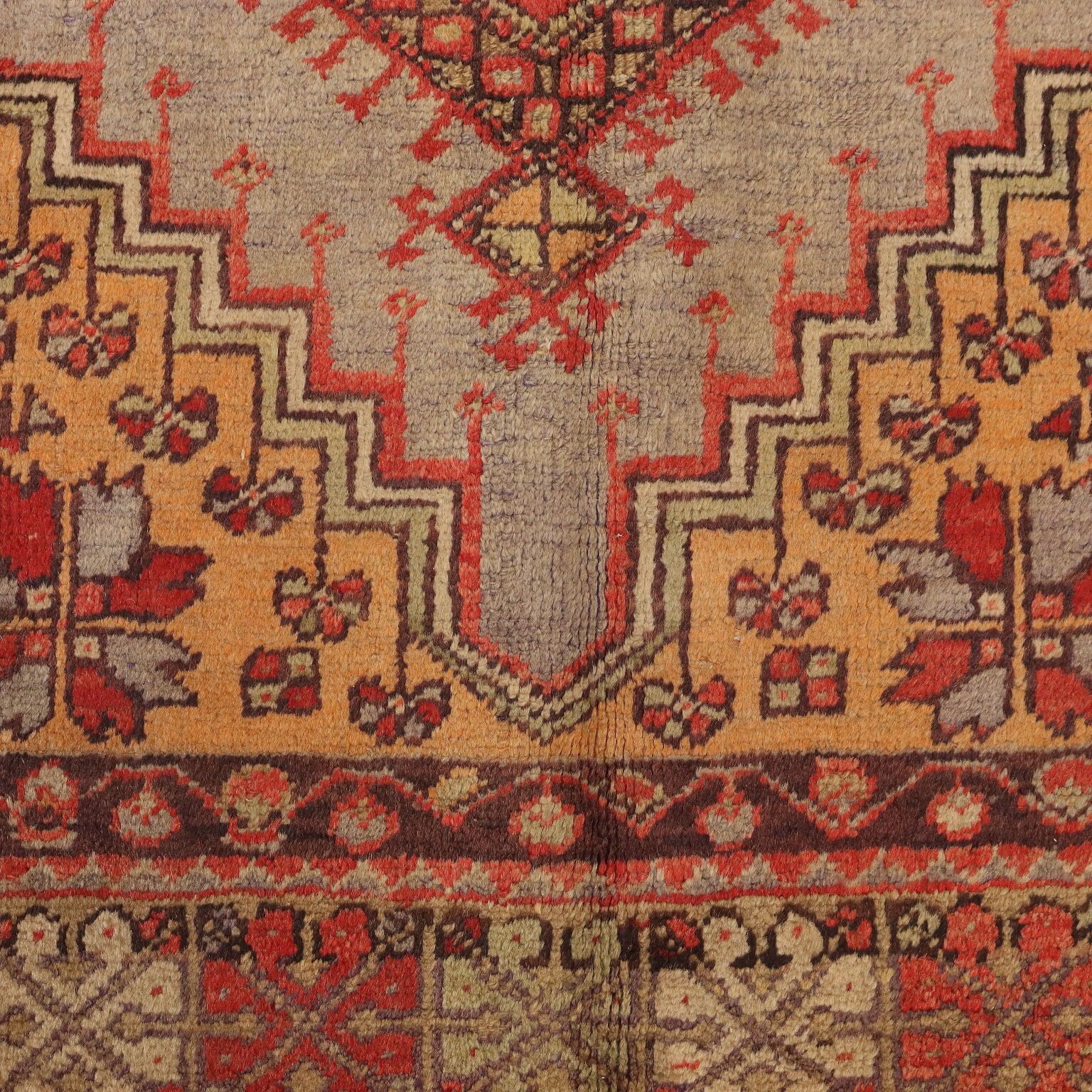 Antique Kirsehir Carpet Wool Heavy Knot Turkey 76 X 47 In photo vinterior
