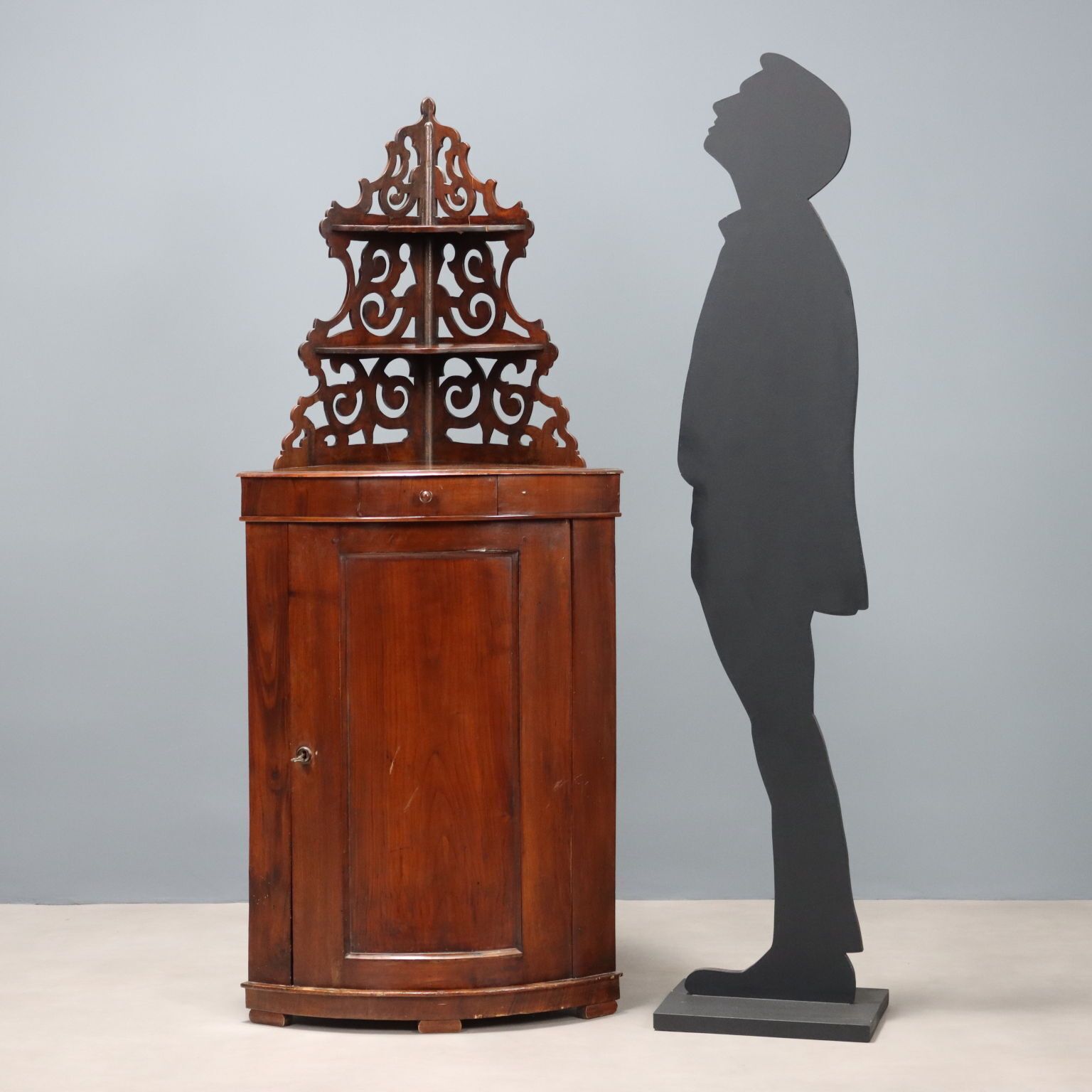 Antique Corner Cupboard Italy Late XIX Century photo for sale