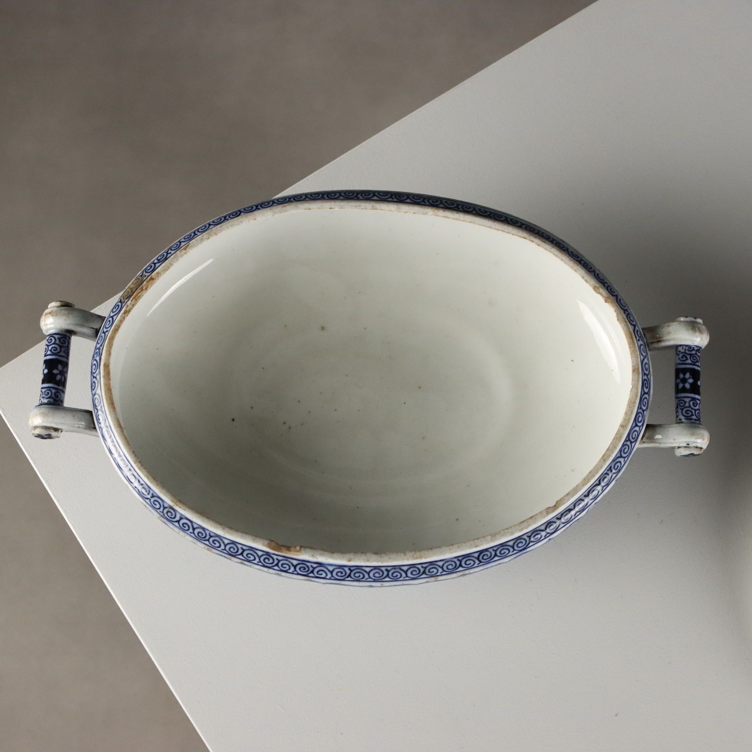 Antique Vegetable Bowl Porcelain Minton Manufacture England '800 photo 230.0