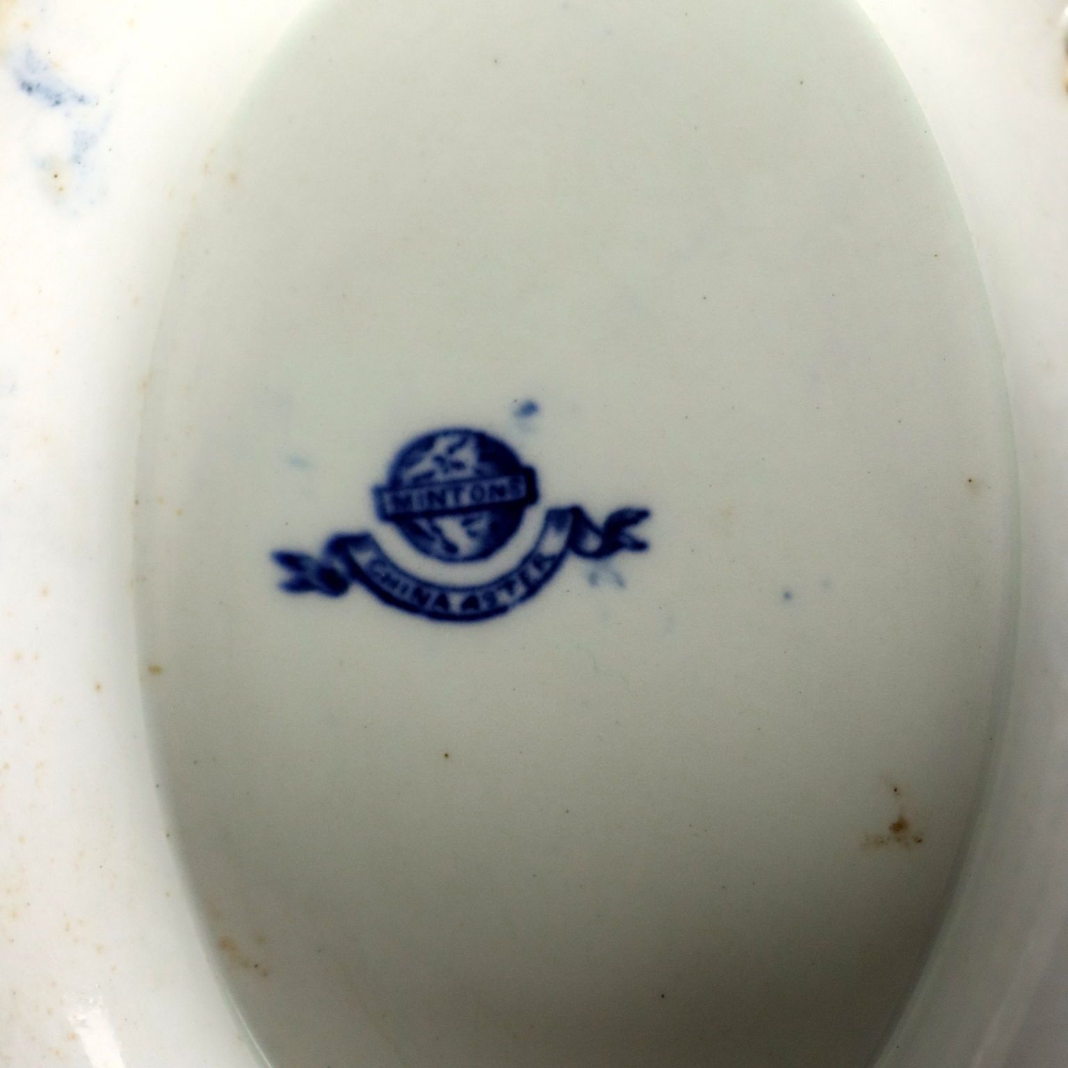 photo for sale Antique Vegetable Bowl Porcelain Minton Manufacture England '800