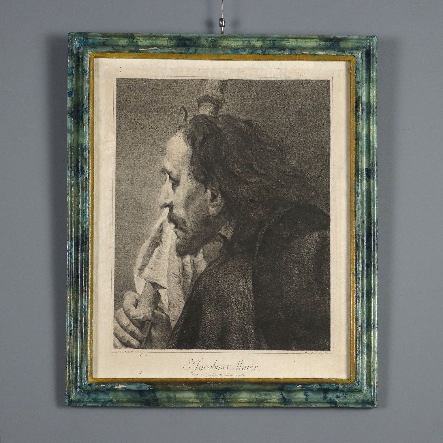 Art Antique Etchings Signed Marco Alvise Pitteri Italy 1742 photo