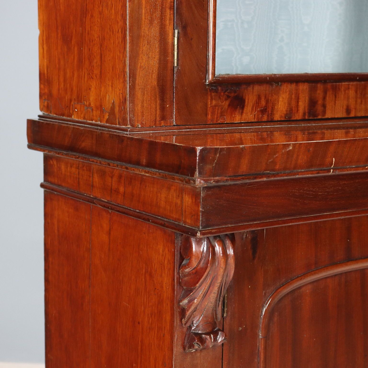 Victorian Bookcase Mahogany United Kingdom XIX Century photo vintage