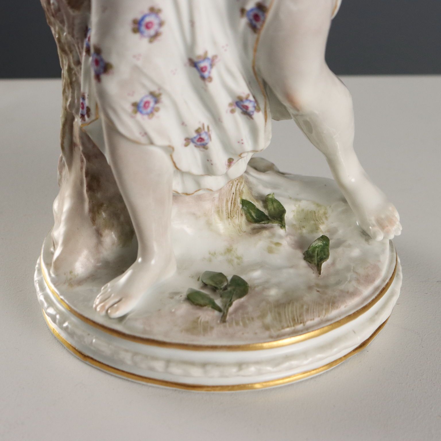 Antique Figurines Porcelain Edmé Samson Paris France XIX Century photo vinterior