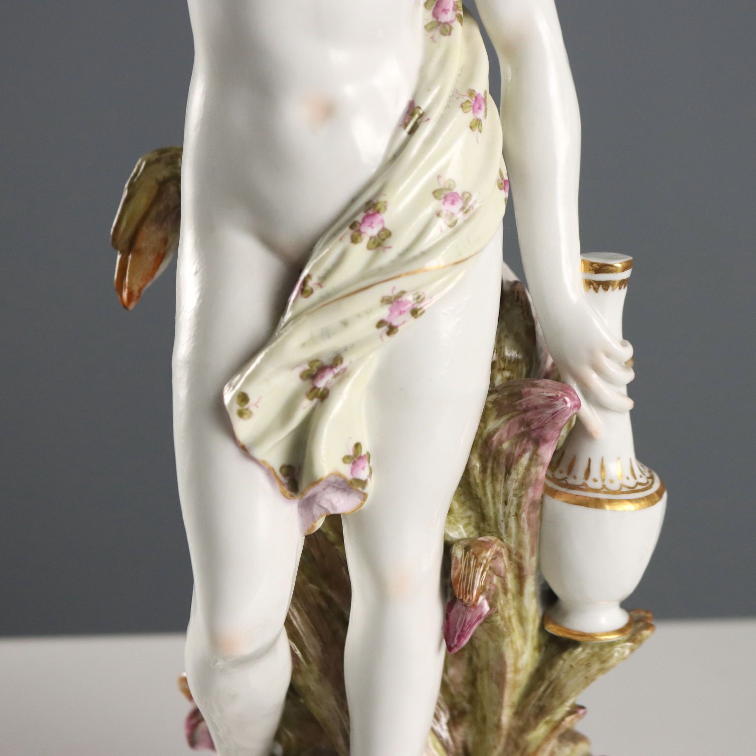 Antique Figurines Porcelain Edmé Samson Paris France XIX Century photo vintage