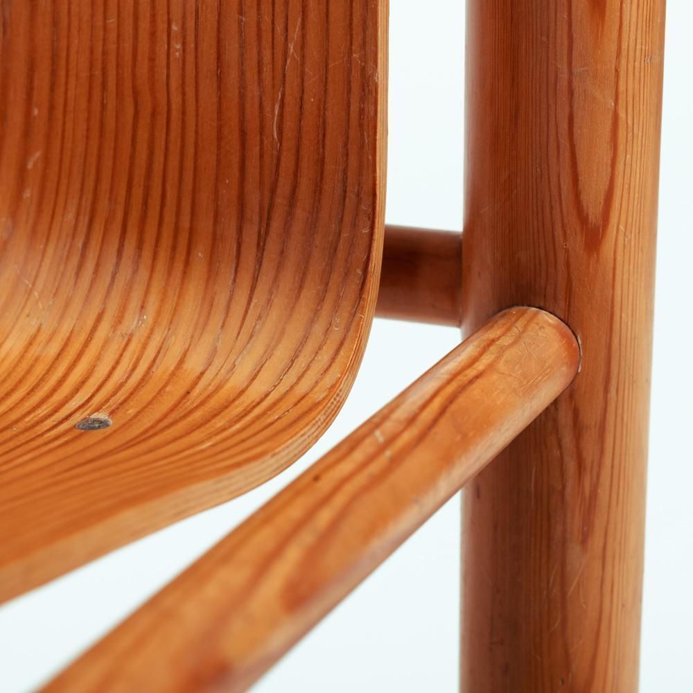 photo furniture Knud Friis & Elmar Moltke Nielsen (Friis & Moltke) Pine Brutalist Chairs Getama