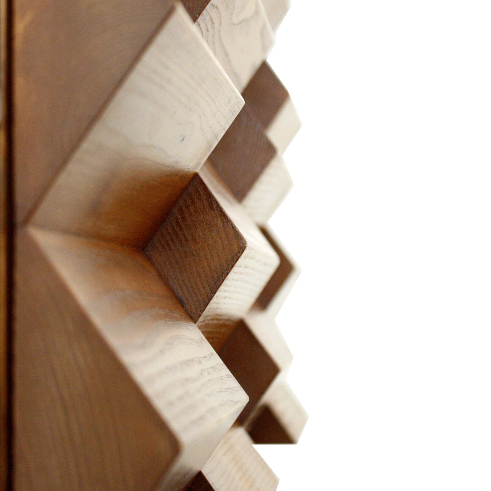 Italian Sideboard In Oak Wood And Black Glass In Mid Century Modern Style photo vintage