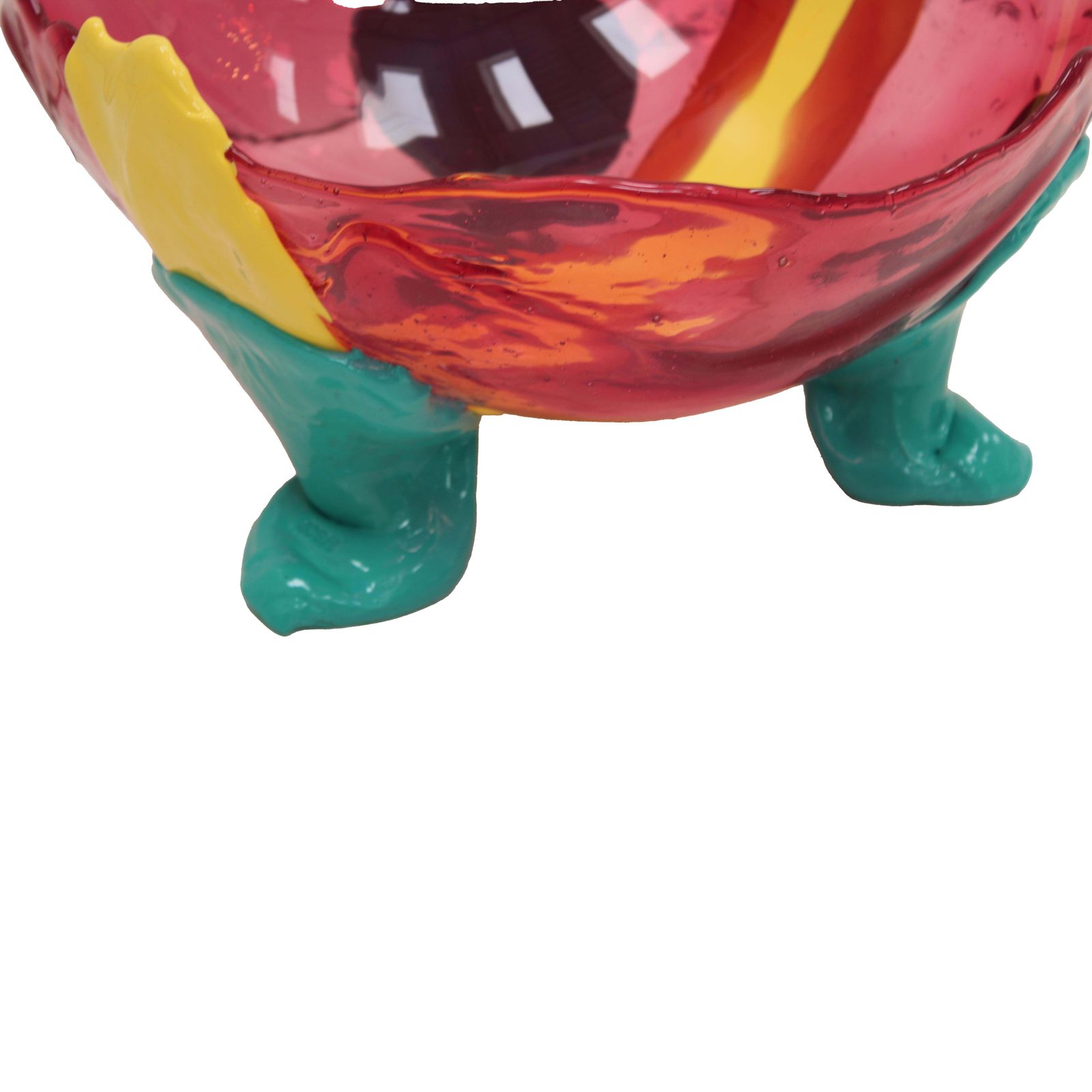 Resin Fruit Bowl From The Fish Collection By Gaetano Pesce. Unique Modern And Colorful Design photo for sale