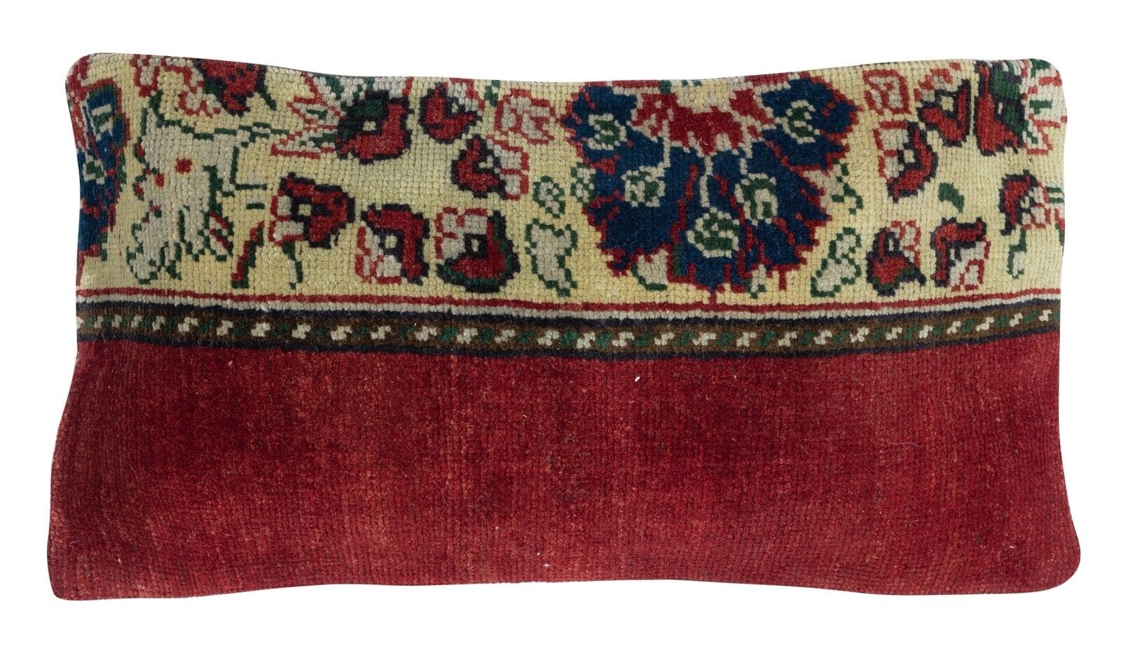 13"X24" Set Of 2   Vintage Cushion Covers. Wool Pillowcases. Throw Pillow Covers photo for sale