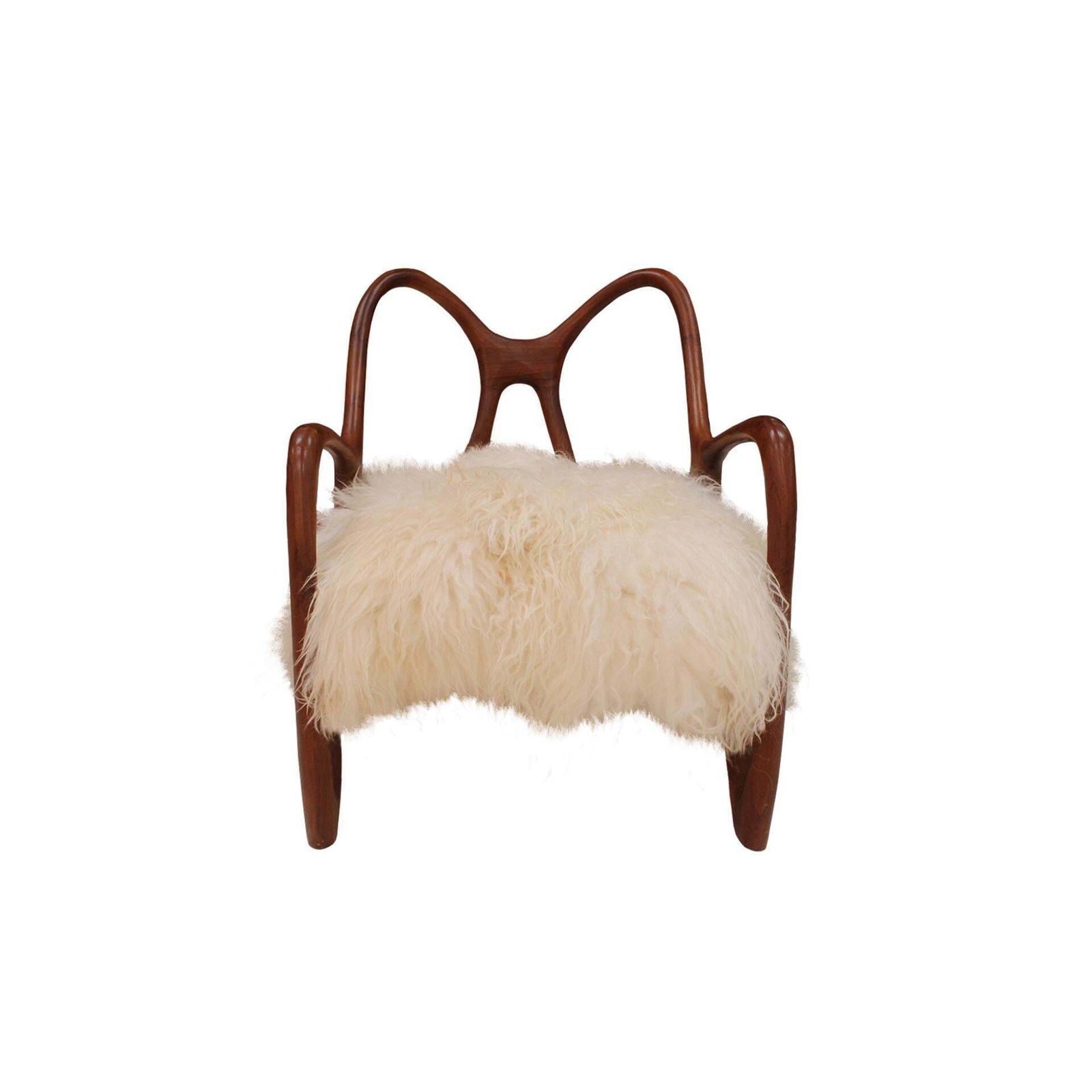 Pair Of Sculptural Wooden Armchairs, Italy photo furniture