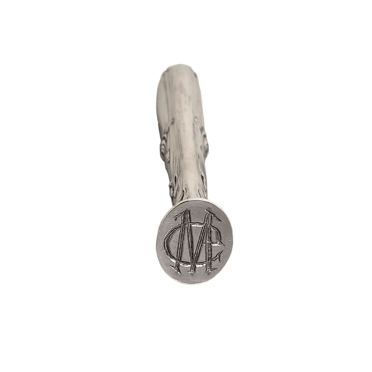 German Silver Art Nouveau Wax Seal, Early 1900s photo Home Decor