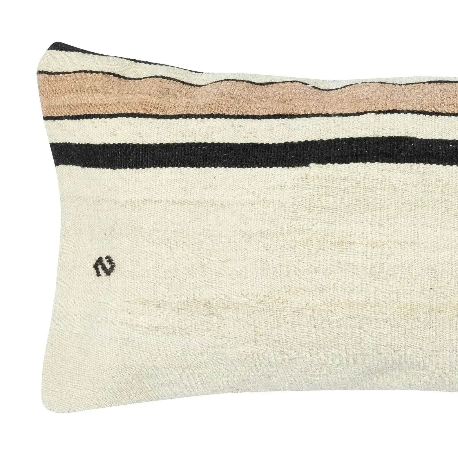 14"X28" Vintage Kilim Cushion Cover. Turkish Throw Pillow. Lumbar Pillow Cover photo furniture