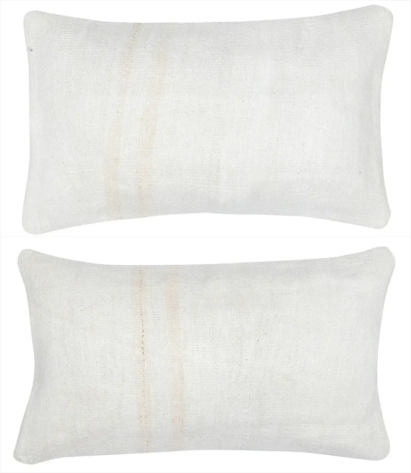 14"X24" Set Of 2   Handmade Cushion Covers. Vintage Kilim Lumbar Pillow Covers