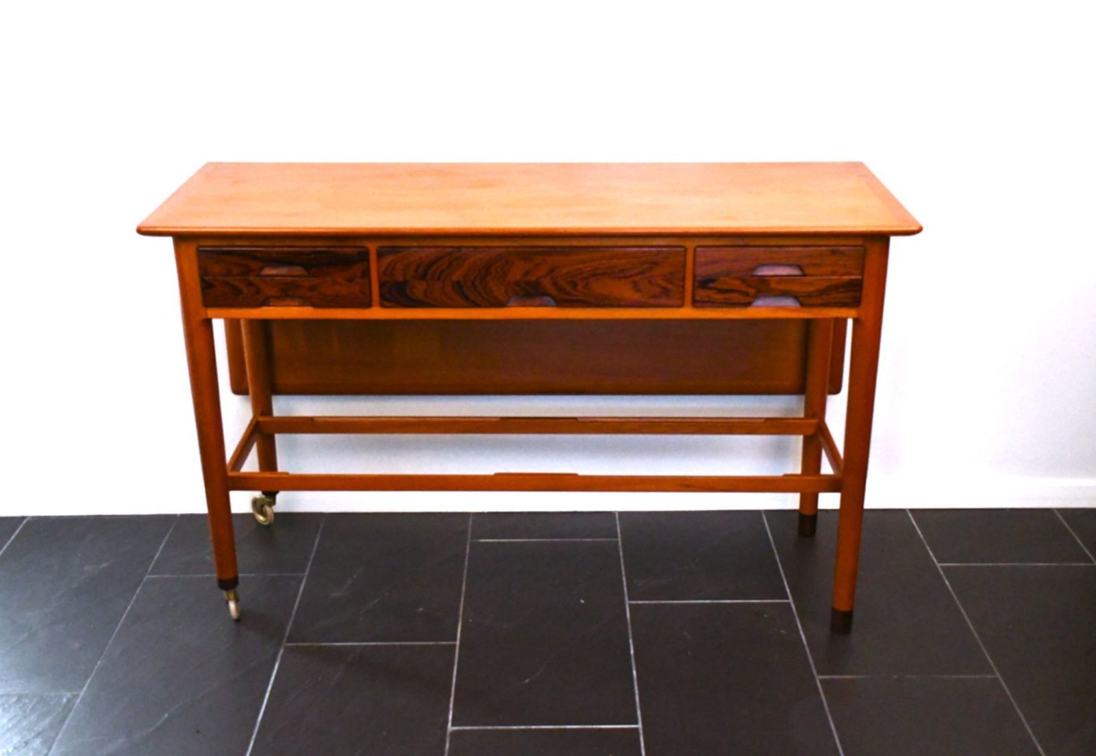 Swedish Modern Foldable Serving Sideboard By Christian Fallesen For Nordiska Kompaniet, 1940s photo for sale