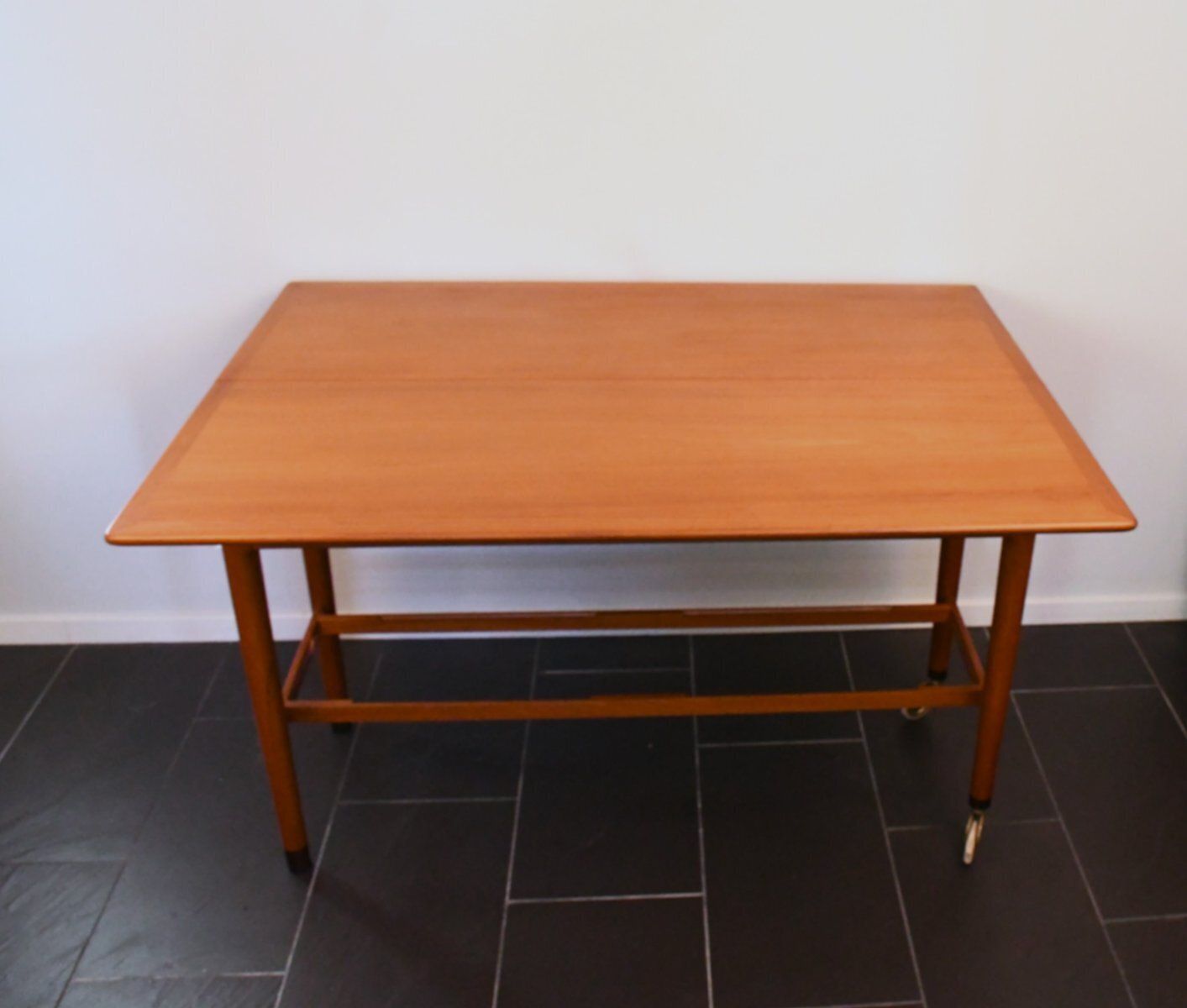 Swedish Modern Foldable Serving Sideboard By Christian Fallesen For Nordiska Kompaniet, 1940s photo vintage