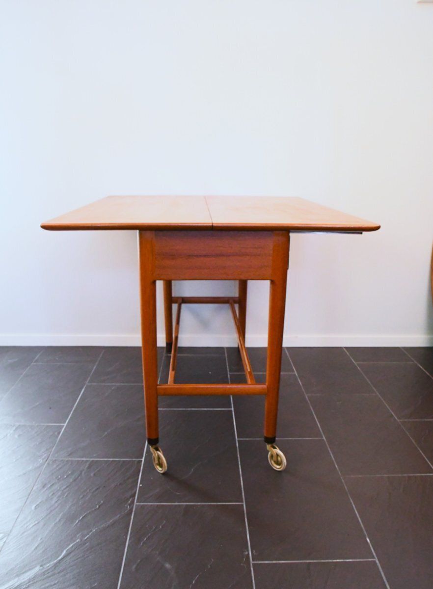 photo furniture Swedish Modern Foldable Serving Sideboard By Christian Fallesen For Nordiska Kompaniet, 1940s